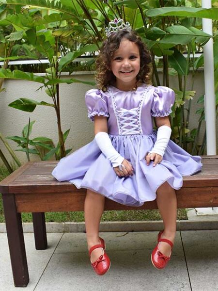 FANTASIA PRINCESA SOFIA CURTO INFANTIL