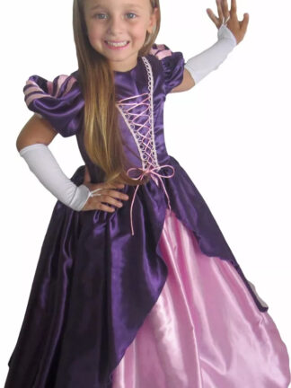 vestido rapunzel luxo